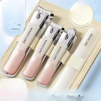 Постепенные кусачки для ногтей, 4 предмета, портативные кусачки для ногтей, набор для маникюра и педикюра, маникюр 4set зелёный