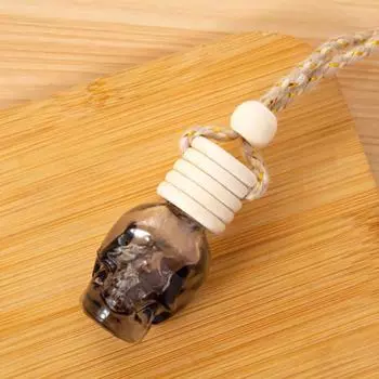 Постепенный череп флакон духов украшение подвесной пустой флакон автомобиль эфирное масло диффузор аромат освежитель воздуха аромат