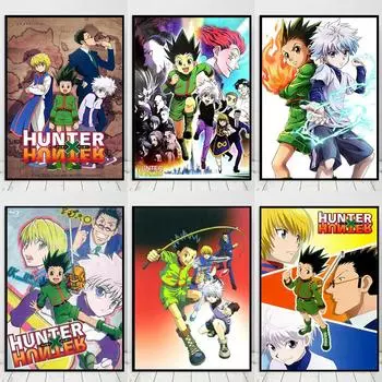 Постер Hunter X Hunter, японское аниме, изображение HD Art, украшение для дома, современная спальня, гостиная, постер, картина A4 21x30cm No Frame