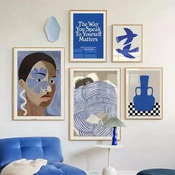 Постеры к фильму «Дневники вампира» Картина на холсте Винтажный постер Настенная живопись 21cm30cm NoFrame