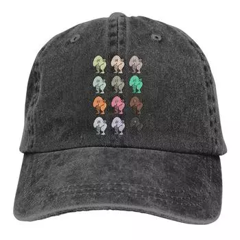 Постиранная унисекс бейсболка Schnoz Poster Trucker Snapback Кепки Папа Шляпа Берсерк Кишки Гриффит Бехелит Манга Кепки для гольфа One Size