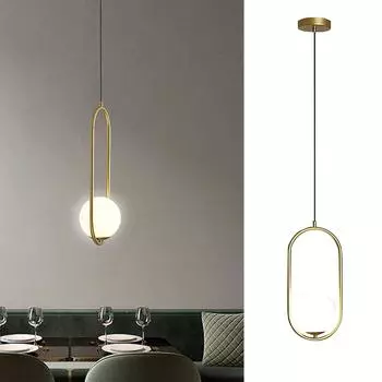 Постмодернистский минималистский бар, Бар, Магазин одежды, Кофейня, Декоративное освещение, Спальня, Прикроватная люстра One Size белый