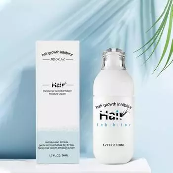 Постоянный ингибитор волос, ингибитор роста волос, ингибитор роста волос для тела, натуральный нераздражающий ингибитор роста волос для мужчин и женщин 50 мл One Size