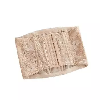 Postpartum Waist Trainer Abdominal Belt Lace Flower Shapers Trendy Girdle Body Shaper Weight Loss M