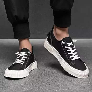 Поступление парусиновые туфли мужские весна лето повседневные парусиновые туфли для мужчин на плоской подошве мужская обувь кроссовки для вождения мужская обувь 2024 38