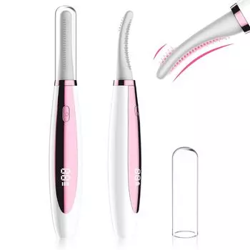 поступление в Горячие ресницы перезаряжаемые ресницы ресницы горят 10 секунд мгновенного нагрева светодиодная температура силиконовая щетка легко для красивого ухода за лицом [Новинка 2024]