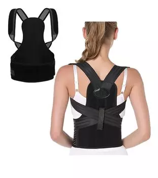 Posture hunched back back muscle posture easy to put on and take adjustable supporter, belt, belt, belt, off, unisex, (L)