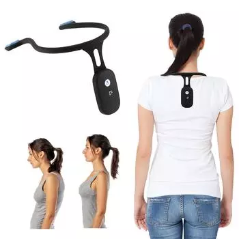 Posture Training Corrector Adult Child Intelligent Realtime Monitoring Micro Vibration Cervical Neck Back Correction Brace