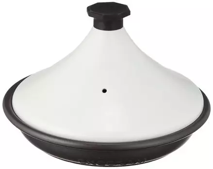 Посуда Arita Горшок Tajine, глиняный горшок, ок.. 21 см, можно использовать в микроволновой печи, можно использовать под открытым небом, Mt. Fuji , белый, сделано в Японии белый