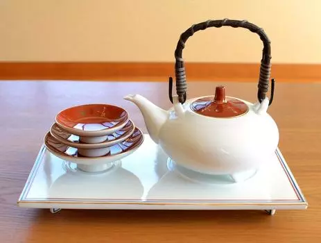 Посуда Arita посуда тосо посуда Otoso no ware Shumaki Fuki Choshun Набор посуды Toso с подставкой для чашек саке Посуда Toso (Новогодний набор)