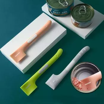 Посуда для домашних животных Консервированные ложки для кошек Влажный корм для собак Ложки для кормления домашних животных Ложки для перемешивания с длинными ручками Аксессуары Лопатка для подачи pink