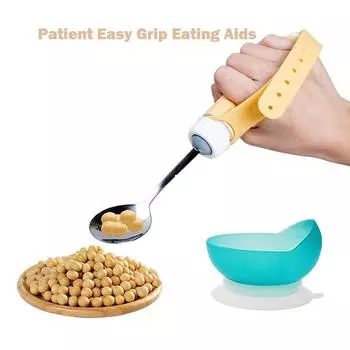 Посуда для людей с ограниченными возможностями Удобные столовые приборы Ложка Вилка Чаша Палочки для еды 25cm