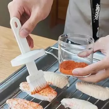 Посуда для пикника Барбекю Барбекю Кухонная утварь Масло Кисть для гриля Инструменты для приготовления пищи на открытом воздухе Домашний сад Кухонные принадлежности розовый