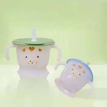 Посуда для питья Бутылка для воды Питьевые бутылки с двойной ручкой Высококачественная чашка с ручкой