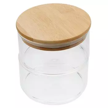 Посуда для сервировки салата Многослойный контейнер для хранения Стеклянная миска Банки-канистры с крышками Контейнеры для закусок