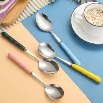 Посуда для ужина из нержавеющей стали, пищевая нержавеющая серебряная ложка, зеркальная полировка, безопасная для мытья в посудомоечной машине вилка, безвредная посуда C розовый