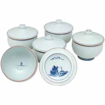 Посуда Хасами Korin Kiln Uchisansui Sencha Набор чаш 54097