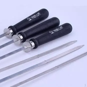 Посуда из нержавеющей стали с ручкой для барбекю, кемпинга, 6 шт.