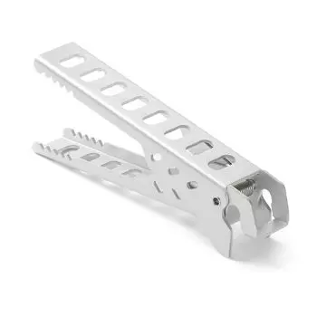 Посуда Пикник Посуда Прихватка для кастрюли и сковороды Зажим против ожогов Прихватка для кастрюли/миски Ручка Держатель Зажим серебро белый