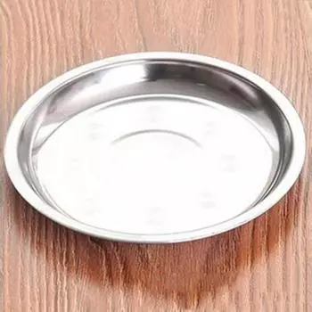 Посуда Полезный Поднос Из Нержавеющей Стали Компактная Тарелка-Гриль Модные Кухонные Принадлежности