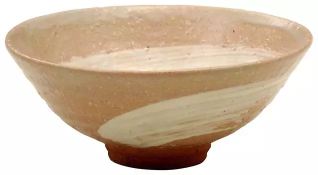 Посуда Сигараки Хечимон, сделанная Такакадзу Уда Чаша для матча с белой кистью