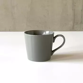 Посуда Стильная кружка 9 цветов 300 мл Кружка Стильная скандинавская оригинальная посуда Mino Милая семейная керамика Сделано в Японии Домашняя кухня Простая (Серый