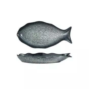 Посуда в японском стиле Креативная паровая красивая домашняя паровая рыбная голова с нарезанным кубиками острым красным перцем Жареная рыба