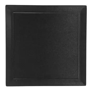 Посудомоечная машина Oriental Black Square Lunch One Kiln Microwave, изготовленная из пластины, 27 см, ржавчина, простая, стильная, пластина, пластина, пластина, измененная, подогрев, безопасная,