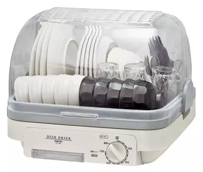 Посудосушитель 5 120 с конвекцией светло-серого цвета [Yamazen] (для людей), минуты, таймер, (натуральный тип) (антибактериальный/против плесени) ЯД-180(LH)