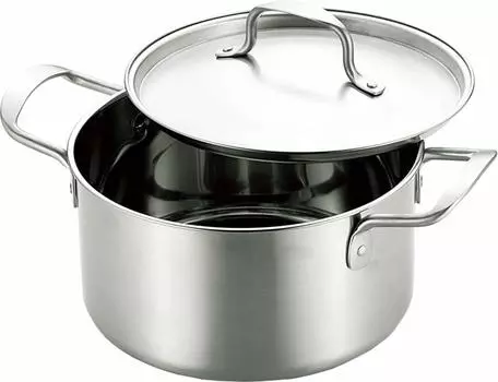 pot 20cm Stainless steel Deep pot IH compatible Chef s Pot Two-handed two-handed CPW-200
