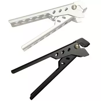Pot Clip Anti-Hot Dish Grippers Multi-Function Bowl Dish Pan Clip Portable Hot Plate Gripper Aluminum Alloy for Outdoor Camping серебряный