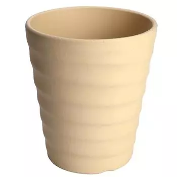 Pot Mikawa ware KANEYOSHI in domestic Ceramic flower pot Mikawa ware Flower Road White White ware White unglazed ware 5 [Made Japan/Reliable quality]