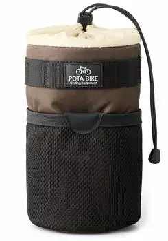 POTA BIKE Handlebar Stem Pouch 2 (Cappuccino)