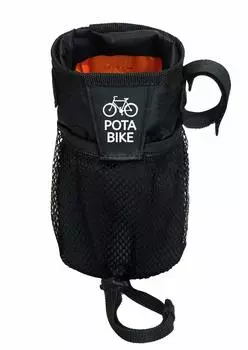 POTA BIKE Боковая сумка на вынос велосипедного выноса/Подстаканник (черный) чёрный