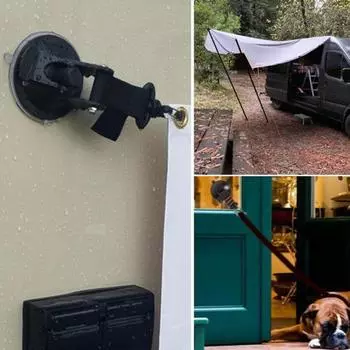 Питьевой вращающийся на 360 градусов крюк на присоске, кемпинг, восхождение, тент, крючки с защелкой оранжевый