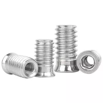 Потайная шестигранная гайка с внутренним и внешним зубом из нержавеющей стали 304, винты M4/M5/M6/M8/M10 M6-10mm
