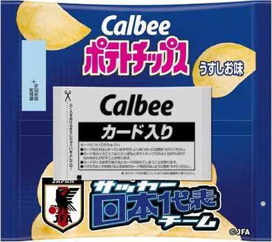 Potato chips Japan national soccer team 2024 box 24 [Bulk purchase] 22g (1 bags)