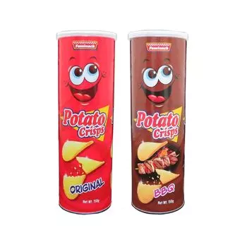 Potato Crisps Original BBQ 2 types assorted 14 pieces in total &