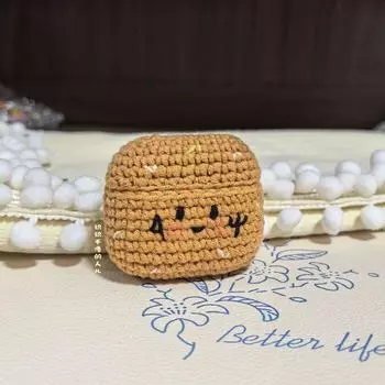 Potato Head * Original Knitting Silicone Soft Case Earphone Case Apple AirPods 1/2 Pro Series Neutral Earphone Case Cute Stuffed Apple Airpods 3 generation 3 days delivery