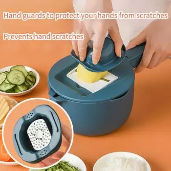 Potato shredder, vegetable slicer, hand protector, household shredder, shredder, slicer, fruit and vegetable slicer, slicer