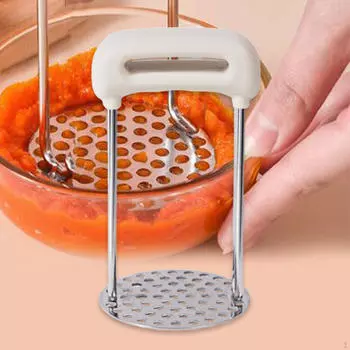 Potato Smasher Food Masher Easy Clean Gadget Ricer Manual Mashed for Egg