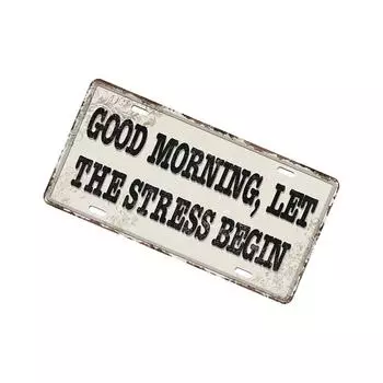 Потертый шик металлическая жестяная табличка настенный художественный постер кафе бар паб автомобильная табличка