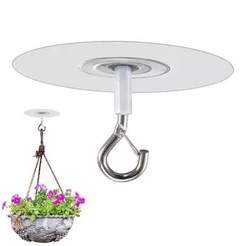 Потолочные крючки, сверхпрочные самоклеящиеся водостойкие крючки для потолка, многофункциональные крючки для воздушных шаров, колокольчиков 1pcs