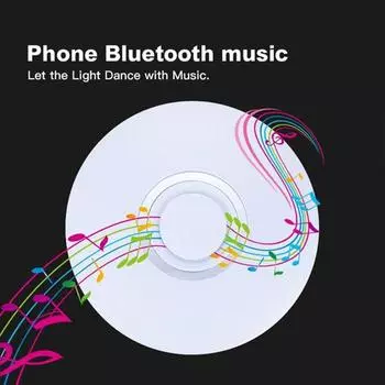 Потолочные светильники MARPOU RGB, умное современное потолочное освещение, переменный ток 220 В, музыка, дистанционное управление, Bluetooth-динамик, внутренний декор