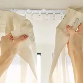 Потолочный карниз для штор 13 футов Гибкий изогнутый карниз для штор Потолочное крепление Сгибаемая раздвижная система карнизов для штор Разделитель для штор 4M