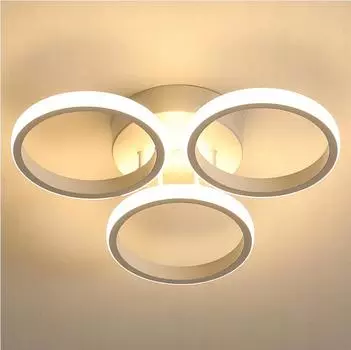 Потолочный светильник RISERVA Круглый акриловый потолочный светильник белого цвета для внутреннего использования со светодиодами