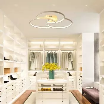 Потолочный светильник RISERVA LED Белый 3000K Alien Aluminium Креативный Гостиная Современный Светильник Потолочные Светильники