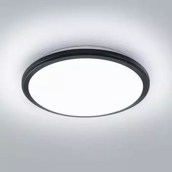 Потолочный светильник SENQIU, круглый, 28,5 см, модель с радарным датчиком, 24 Вт, белый, 220 В, тройной светодиод