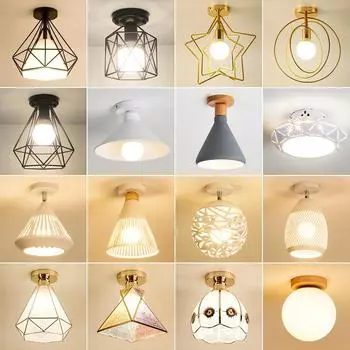 Потолочный светильник, современная люстра для спальни, гостиной, столовой, комнатный светильник, коридор, домашний балкон no bulb