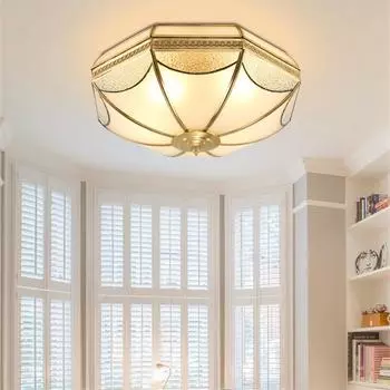 Потолочный светильник Современный винтажный креативный светодиодный подвесной светильник Декор для дома Гостиная Спальня Diameter35cm - Warm light